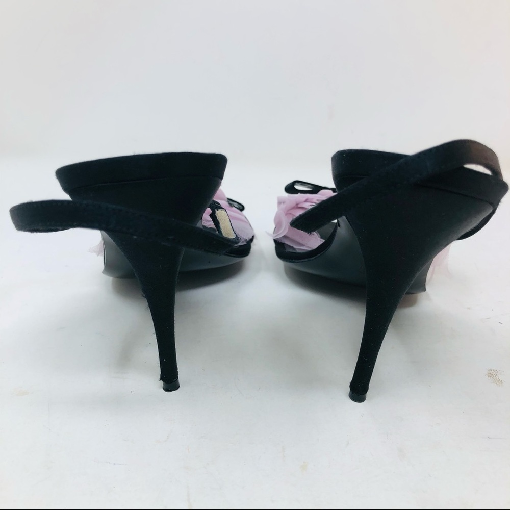 Laurence Dacade Rhinestone Ruffled Bow pumps - Picture 7 of 8